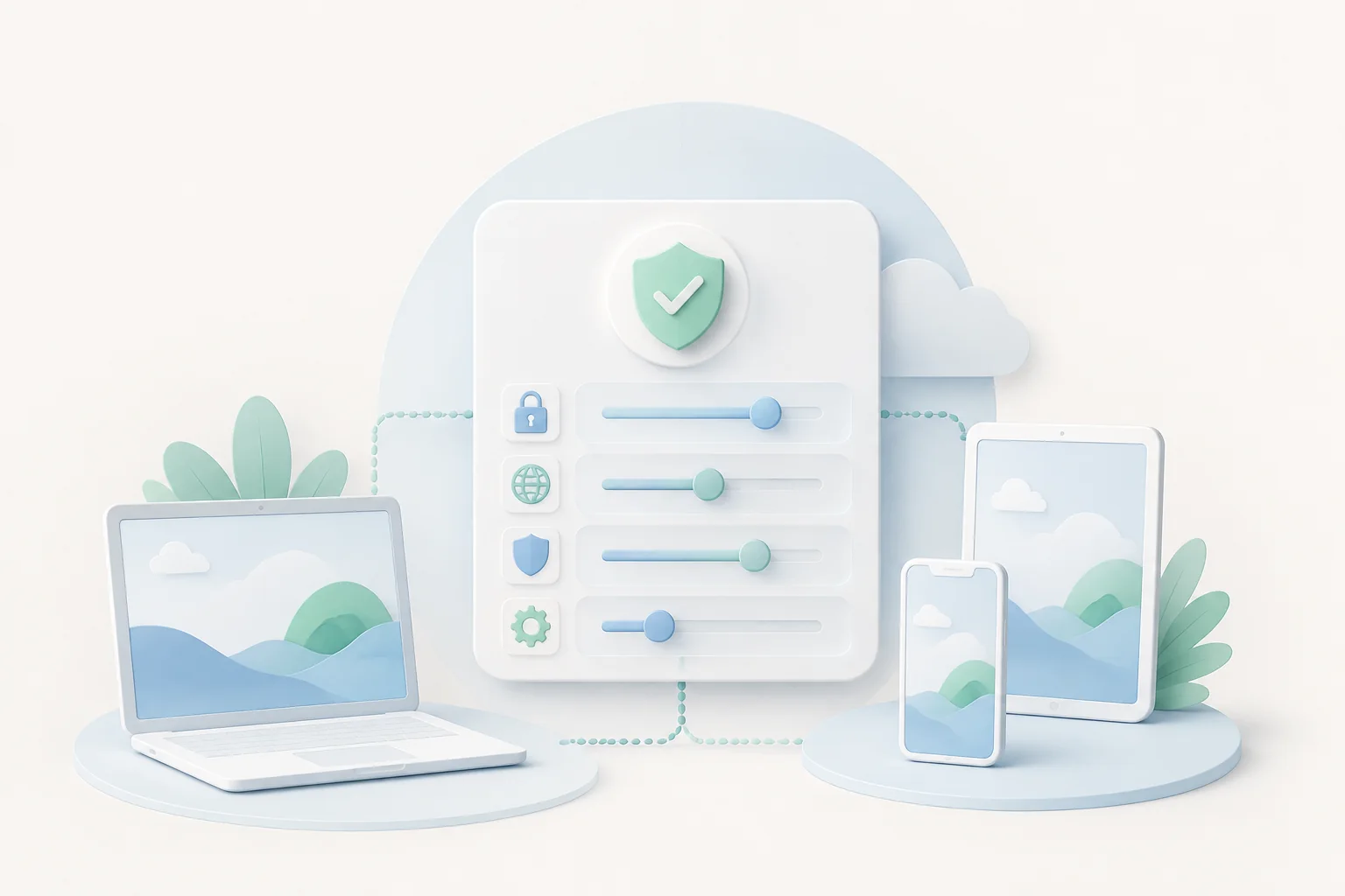 SSL VPN client policy and connection management